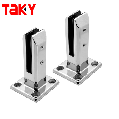 8-12mm Edelstahl-Glasgeländerklemme zum Aufschrauben