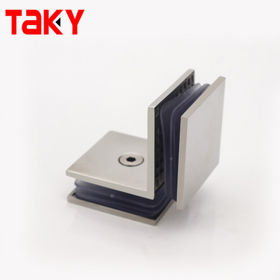 304 Edelstahl 90 Grad Rahmenlose Glas Eckklemme