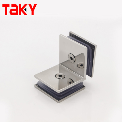 304 Edelstahl 90 Grad Rahmenlose Glas Eckklemme