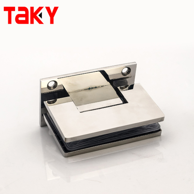 Schaufelfreies Duschscharnier für 8-12 mm Glas 90 Grad Wandmontage