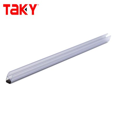 PVC-Durchsichtige Unterseite Duschtürdichtband 10 mm Durchsichtig