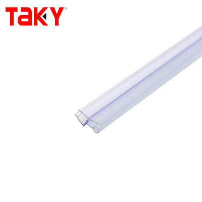 PVC-Duschtür ohne Rahmen