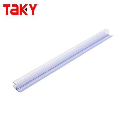 T-Typ PVC-Duschtürdichtband 6-12 mm durchsichtig wasserdicht