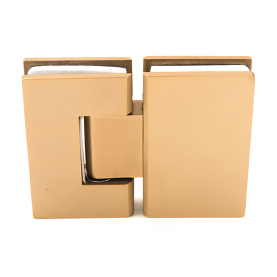 Edelstahl Golden Duschtür 180 Grad Quadratglas Tür Scharnier