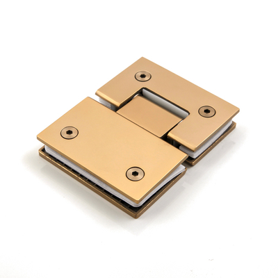 Edelstahl Golden Duschtür 180 Grad Quadratglas Tür Scharnier