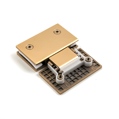 Edelstahl Golden Duschtür 180 Grad Quadratglas Tür Scharnier