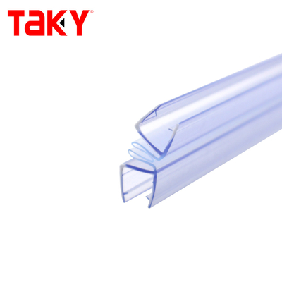 Duschzimmer Moderner Stil PVC-Streifen Glas Tür wasserdichte Dichtungsstreifen