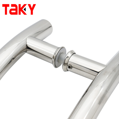 Edelstahl -Rundrohr -Typ Innenschiebetür Ziehgriff