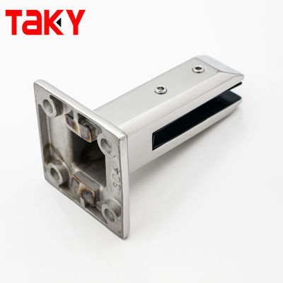 Verstellbare 8-12MM Quadratische Edelstahl Bolzen-Spigot Glasgeländerklemme