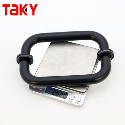 Runde matte schwarze Duschglas -Türgriff Glas zu Glasduschetürgriff