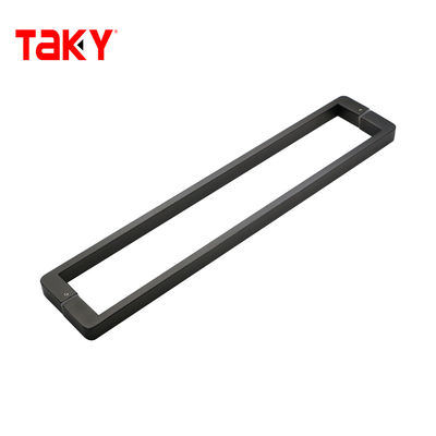 Contemporary Black Door Pull Handle Stainless Steel Bathroom Sliding Glass Door Handle Glass Shower Handle