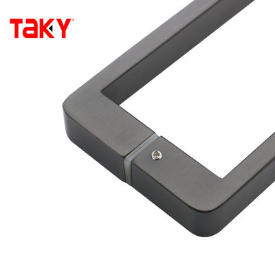 Contemporary Black Door Pull Handle Stainless Steel Bathroom Sliding Glass Door Handle Glass Shower Handle