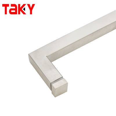 Stainless Steel Shower Room Door Pull Handle Back to Back Towel bar Sliding Glass Door Handle