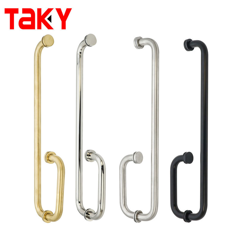 Anpassung Aluminium Duschschirm Glas Tür Griff mit 0,5 mm Dicke und BN Finish