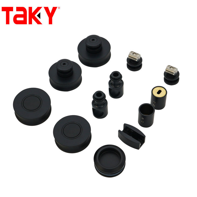 Hochlastlager 60 kg Einfachglastür Schiebe-System mit 10-12 mm dickem Sicherheitsglas