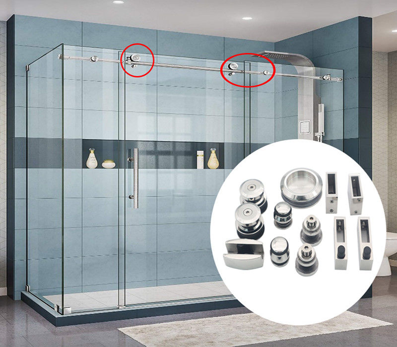 Andere Materialien Schiebetaschen für Dusche, Glastüren, Hardwarezubehör für Glasbadeschirme