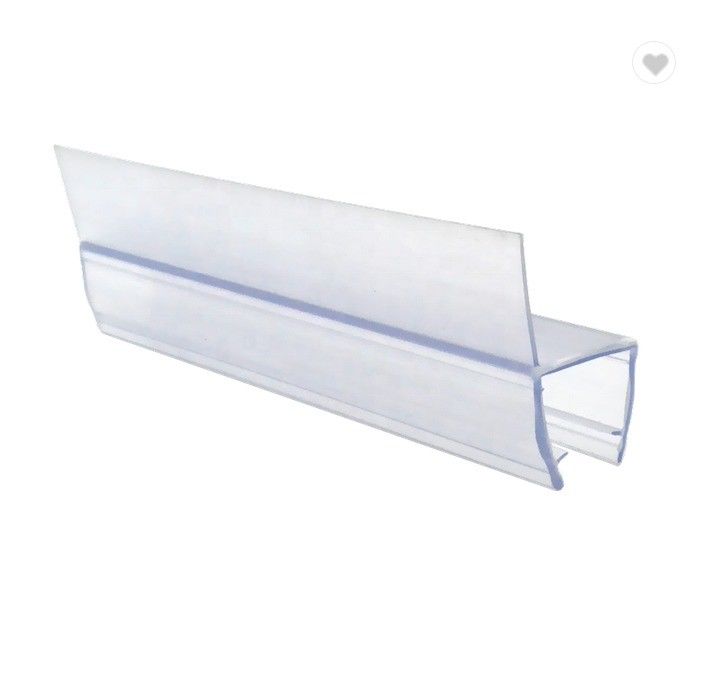 6-12mm Glas kompatibel 180 Grad PVC Gummi H Kanal Boden Glas Dusche Dichtung Tür Band