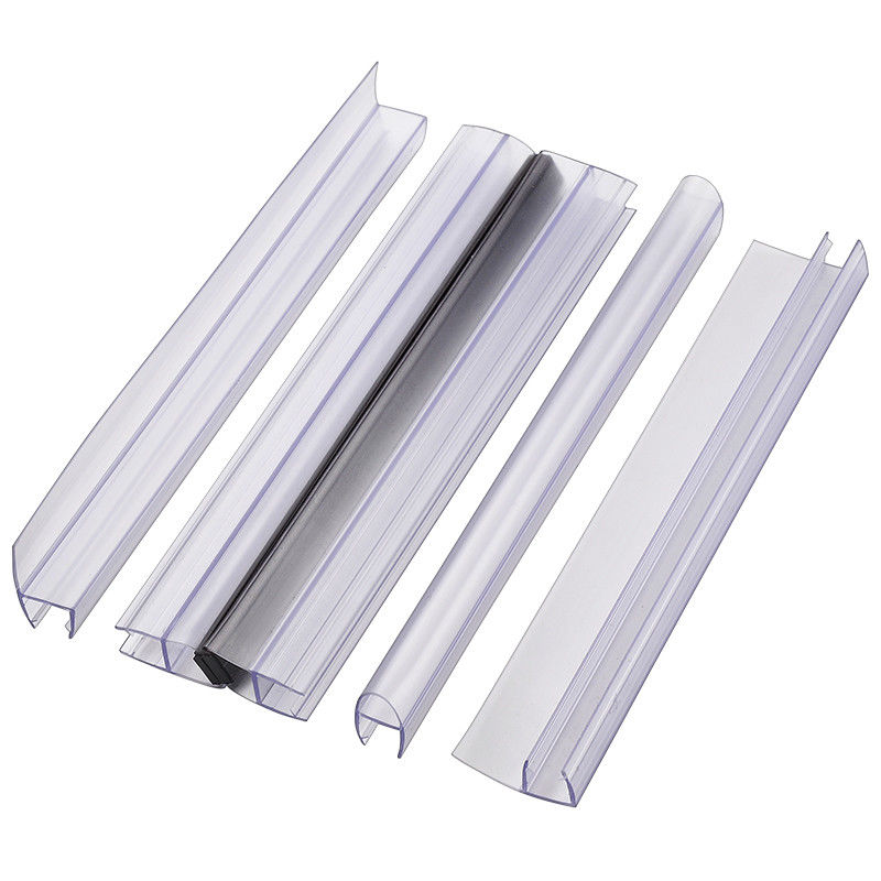 Durchsichtige 8-12 mm Duschtürdichtung Streifen Umwelt-Koextrudiertes PVC für wasserdicht