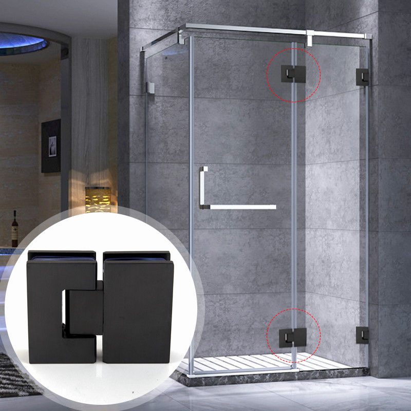 Verbessern Sie Ihre Dusche mit Satin Stahl 180 Grad Glas zu Glas Tür Scharnier