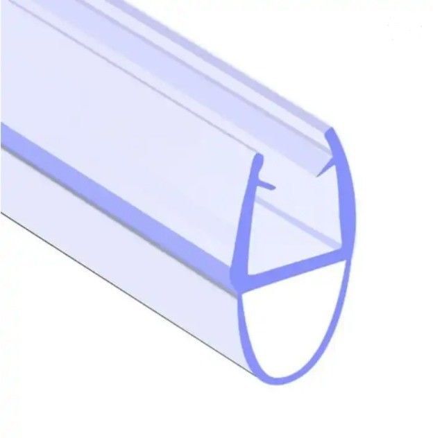 6-12 mm Durchsichtige Glas Dusch Tür Fegen wasserdichte Streifen mit langen Lift Funktion