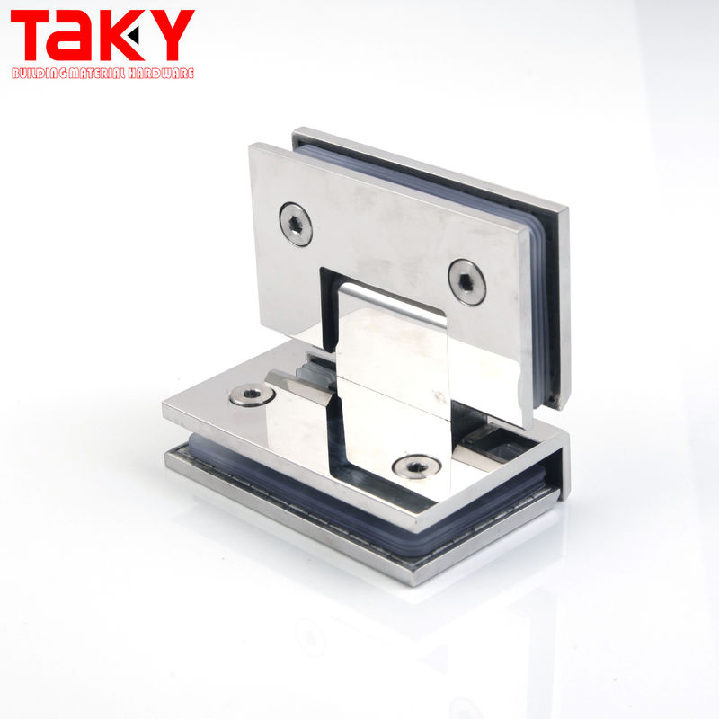 Edelstahl Scharnierklemmen Glas zu Glas Bisagra Ducha para Vidrio für 8-12mm Glas