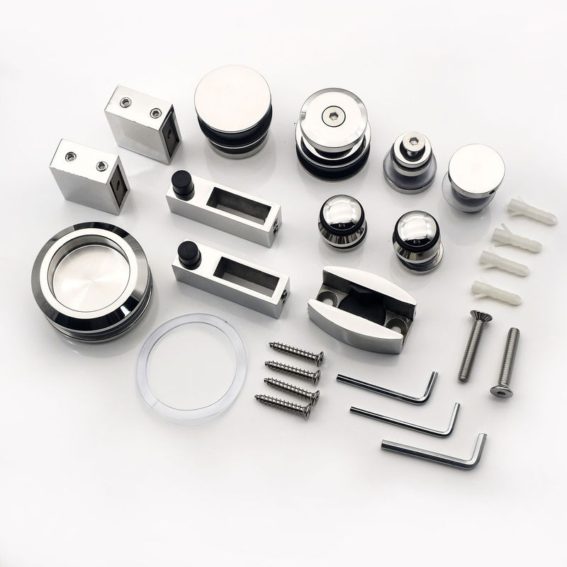 Quadratische Erscheinung Glasschiebetürbefestigungen für Trader Glass Door Hardware