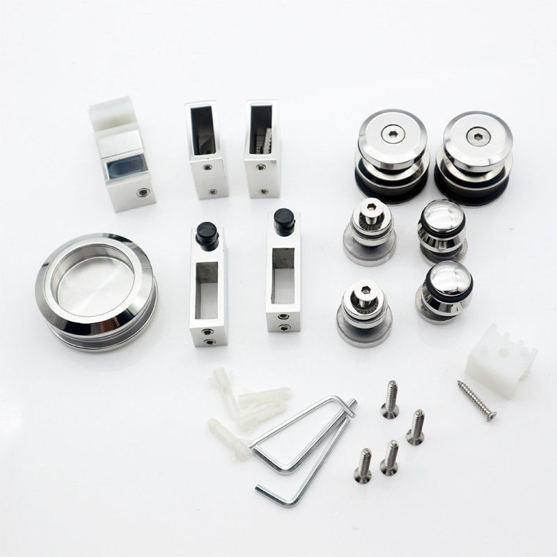 10-12 mm dickes sicheres Glas Doppeltür Schiebetür für Büro Duschzimmerzubehör