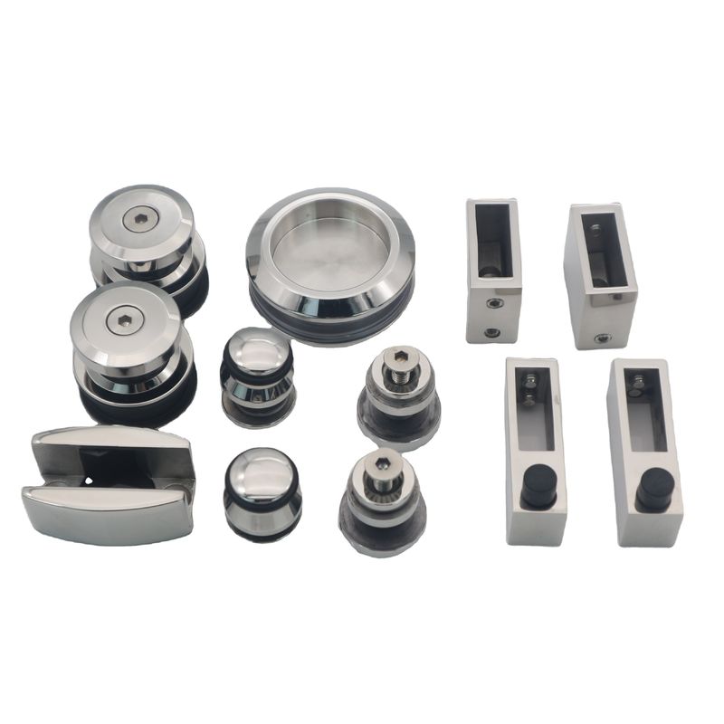 6ft Doppeltür-Kit mit moderner Schiebetür und robusten SS304 Hardware-Fitting