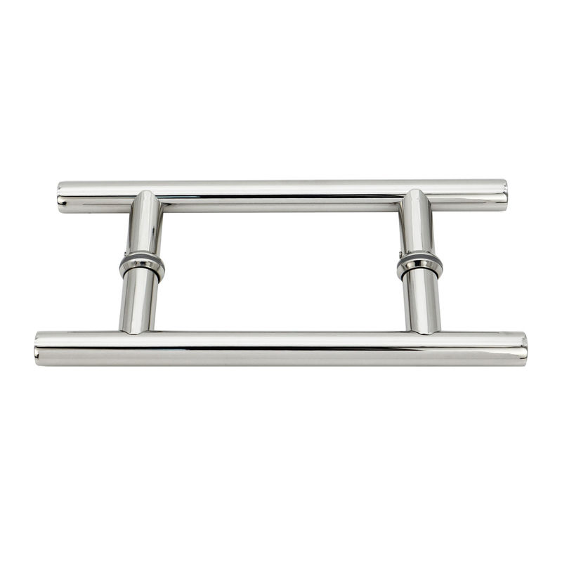 16" schwerer H-Form Schiebetürgriff für doppelseitige Chrom-Push-Zugtüren