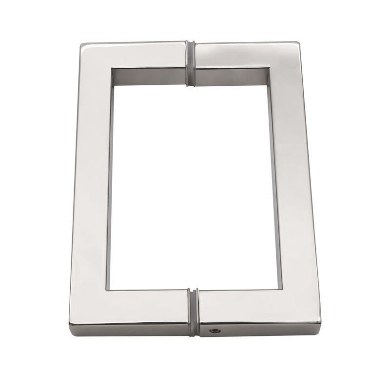 Probe 1-3 Werktage Edelstahl 304 Chrom-Griff für gehärtetes Glas