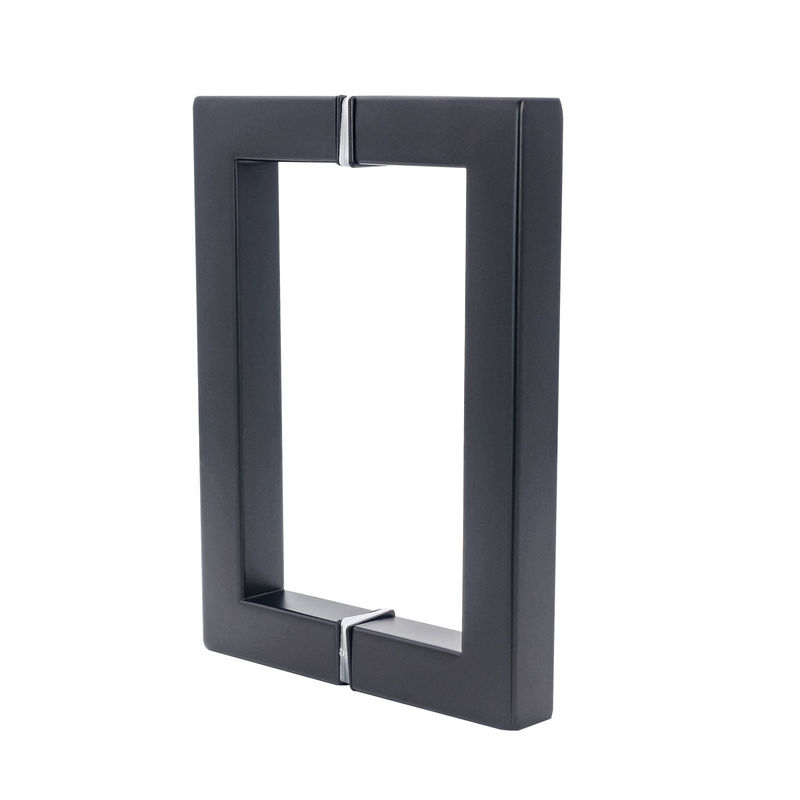Edelstahl Quadrat Dusch Türgriff 6 "8" Rücken zu Rücken für modernes Hoteldesign