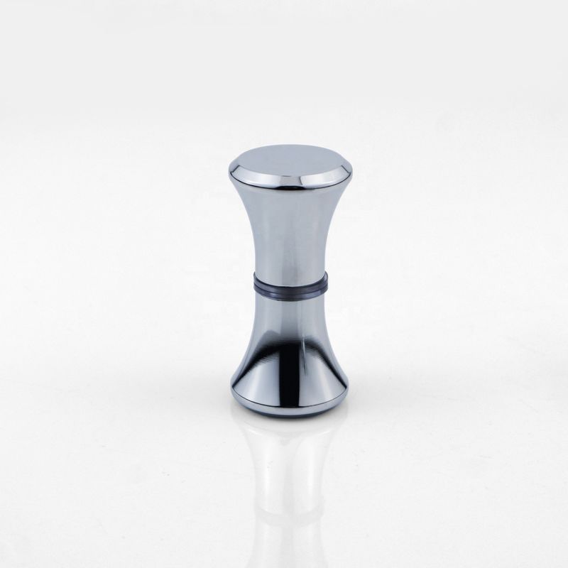 Bad Dusche Schiebetür Griff Silber Glas Tür Doppelloch Knopf im Design