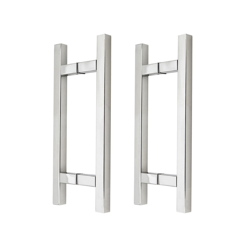 Chinese Design Style CP Finish Handels H-Griff für Rahmenlose Schiebe Dusche Glas Tür ziehen Griffe