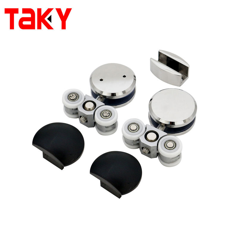 Rundes Tray-Form Glas hängende Tür Roller für 8-12 Dicke sichere hängende Duschtür