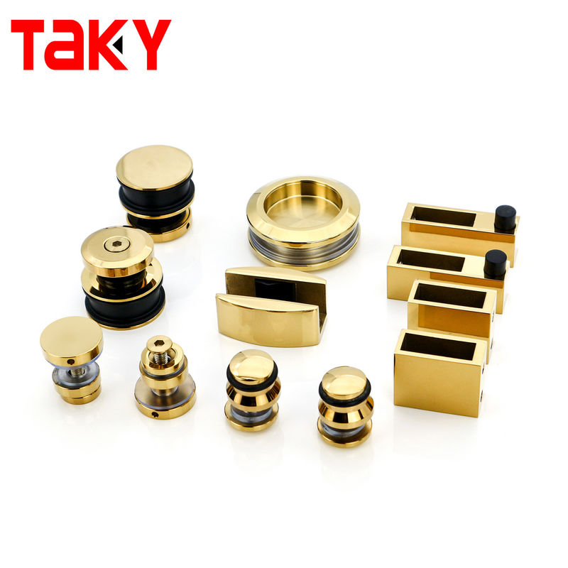 Edelstahl-Rahmenlose Glasschiebetür-Hardware Glasschiebetür-Dusche-Hardware-Kit