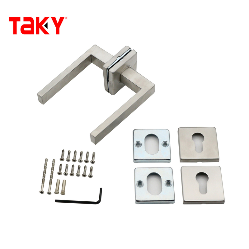 Benutzerdefinierter Duschglastürgriff aus Edelstahl, modernes Design