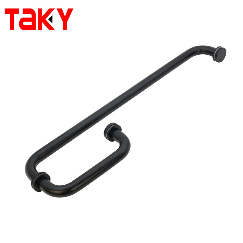 Einfache Installation, G-Typ, Edelstahl, Hotel-Duschgriff, Handtuchhalter, Glastür-Zuggriff