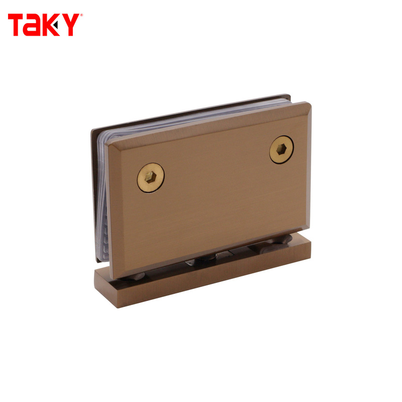 Edelstahl 90 -Grad -Glas -zu -Wand -Befestigungsklammglasklemme Scharnier