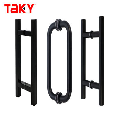 Guter Preis Silberner Quadrat aus Edelstahl Dusche Glasziehtürgriffe mit modernem Design Online