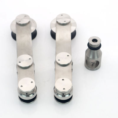 Guter Preis Schiebetürsystem aus Chromplatten für Holz-Glas-Duscheinlagen ohne Rahmen Online