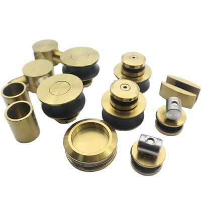 Guter Preis Schiebetürzubehör mit hoher Härte und Langlebigkeit für Einfachglastür in polnischem Gold Online