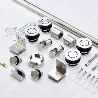 Guter Preis 8-12mm Rahmenlose Glastür Schiebe-Spiegel Scheunen Tür-Kit für Hotel-Badezimmer und Schrank Online