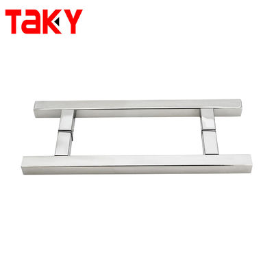 Guter Preis Villa Quadrat Glas Türgriff Edelstahl 304 Chromgriff für gehärteten Glas Tür Online