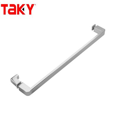 Guter Preis 12 mm Glasdicke Edelstahlrechteckige Rohrstange Glastür Gerade einseitiges Zuggriff Online