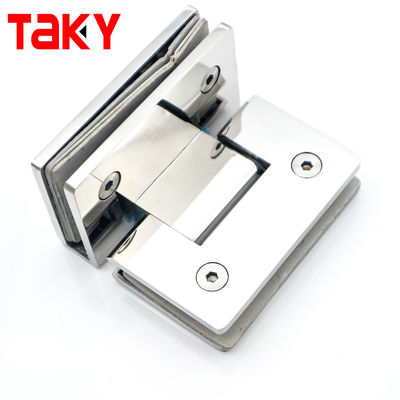 Guter Preis 90*55mm Edelstahl/Zinklegierung Wand zu Glas Scharnier Schiebe Sauna Glas Tür Dusch Scharnier Online
