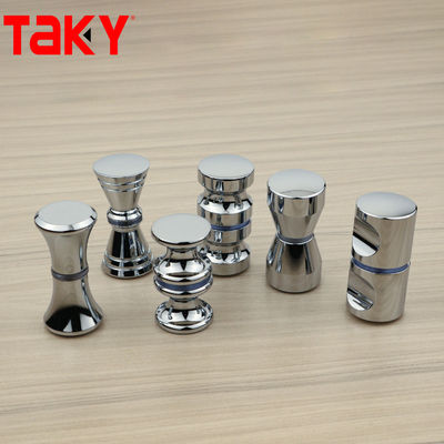 Guter Preis Moderne Badezimmer-Hardware Messing Ziehen Glas Türgriff und Knopf mit individuellem Design Online