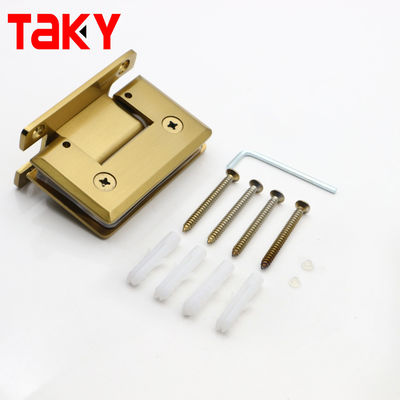 Guter Preis Selbstschließende Glasscharniere 135 für 8mm Glas Türen Satin Stahl Tür Fenster Scharniere Online