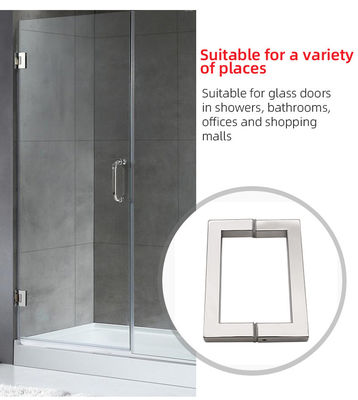 Guter Preis SS304 Edelstahl-Duschgriff, Vierkantrohr-Duschglas-Türgriff Online