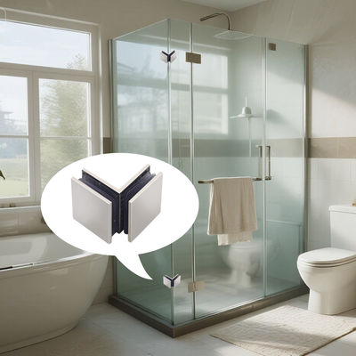 Guter Preis 304 Edelstahl 90 Grad Rahmenlose Glas Eckklemme Online