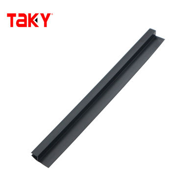 Guter Preis Schwarze PVC-Duschtüren mit Glas, wasserdicht 6-12 mm Duschversiegelung Online